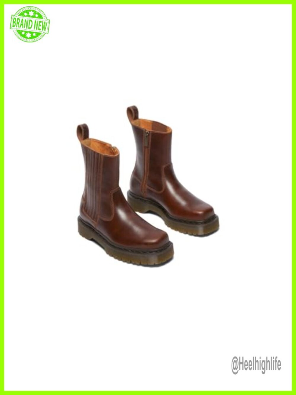 Amaayah Lo Leather Bex Pull-on Chelsea Boots